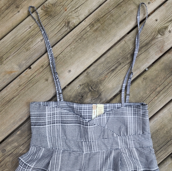 Japna plaid pants with adjustable shoulder straps/suspender - Picture 3 of 3